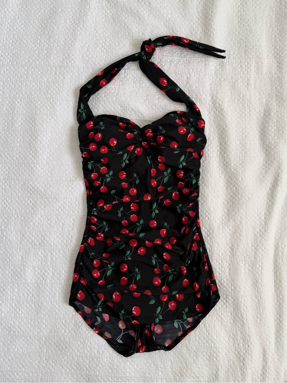 Esther Williams Cherry Print Pin-Up One Piece